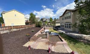 Photo of a outdoor landscape project. 